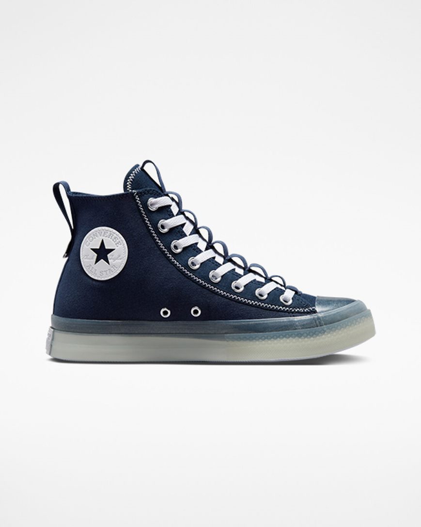 Women\'s Converse Chuck Taylor All Star CX Explore High Top Shoes Obsidian / White | AU 0C853M